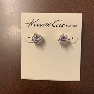Kenneth Cole crystal cz stud earring